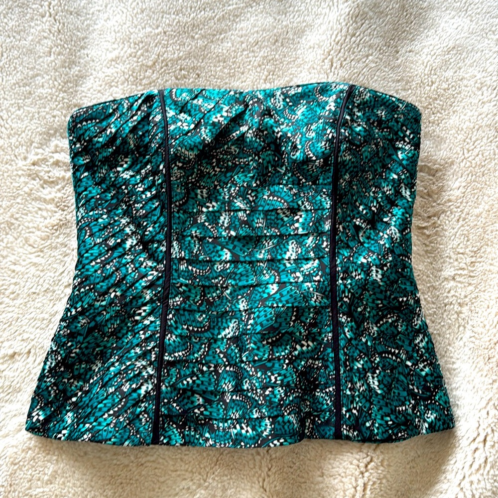 Butterfly Corset - Teal - size 2